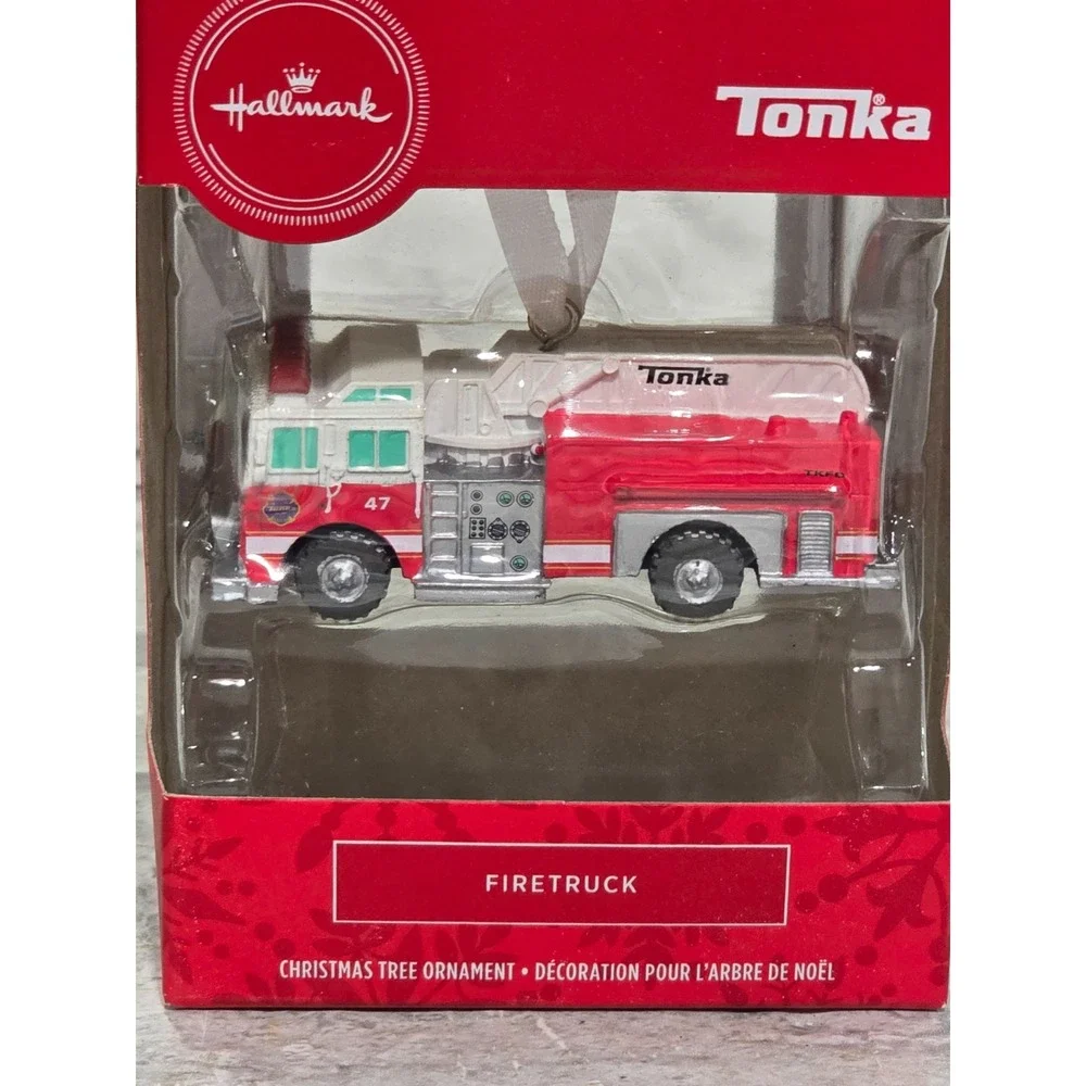 Hallmark Tonka Fire Truck Christmas‎ Ornament 2HCM4449 New In Box 2018 Hasbro